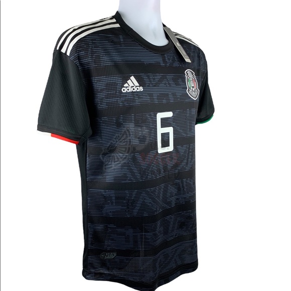 Jonathan dos Santos #6 Mexico Home Authentic Mens Soccer Jersey World Cup - Picture 4 of 11